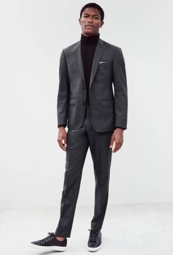 Imbracaminte barbati nordstrom men\'s shop tech-smart slim fit stretch wool dress pants charcoal