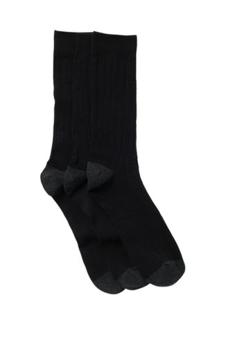 Imbracaminte barbati nordstrom rack basic ribbed king socks - pack of 3 black