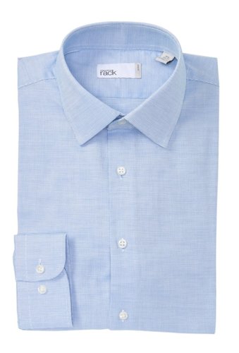 Imbracaminte barbati nordstrom rack printed trim fit dress shirt blue maya