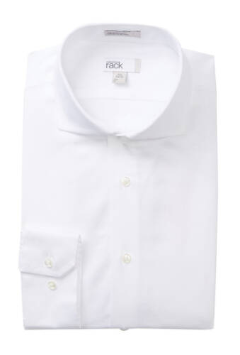 Imbracaminte barbati nordstrom rack solid twill trim fit dress shirt white