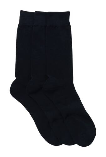 Imbracaminte barbati nordstrom solid king cushioned crew socks - pack of 3 navy