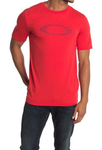 Imbracaminte barbati oakley ellipse dots logo t-shirt high risk red