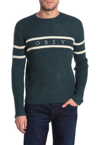 Imbracaminte barbati obey roebling sweater pine multi