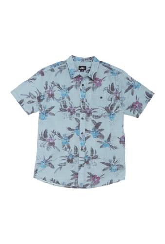 Imbracaminte barbati oneill fiiore floral print shirt smoke blue