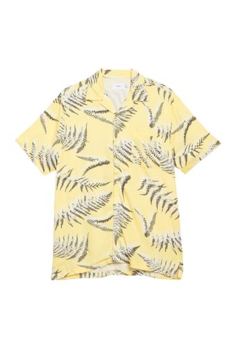 Imbracaminte barbati onia vacation fern print short sleeve shirt bee wax