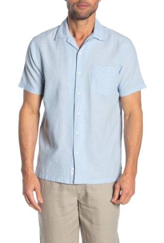 Imbracaminte barbati onia vacation short sleeve regular fit shirt powder blue