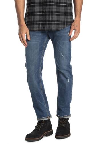 Imbracaminte barbati outland denim ranger distressed slim tapered jeans ranger worn