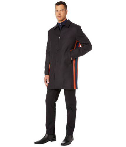 Imbracaminte barbati paul smith wool cashmere side stripe coat navyred stripe