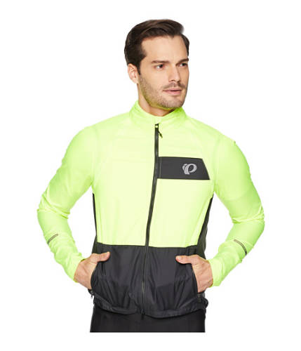 Imbracaminte barbati pearl izumi elite barrier convertible cycling jacket screaming yellowblack