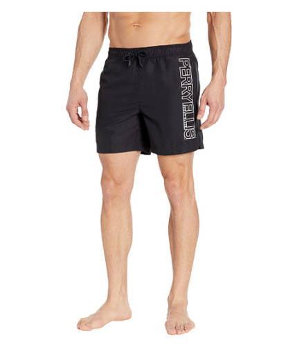 Imbracaminte barbati perry ellis printed perry logo swim shorts black