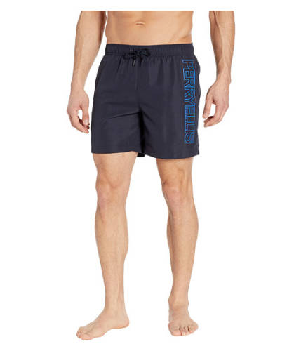 Imbracaminte barbati perry ellis printed perry logo swim shorts navy