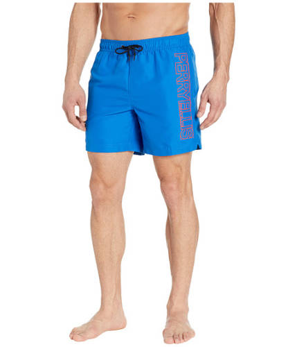 Imbracaminte barbati perry ellis printed perry logo swim shorts princess blue