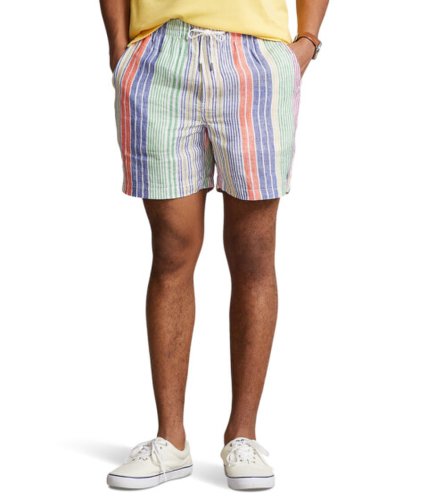 Imbracaminte barbati polo ralph lauren 6quot polo prepster striped linen shorts multi