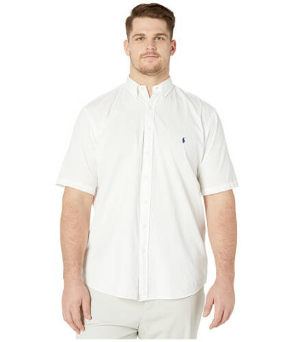 Imbracaminte barbati polo ralph lauren big tall big amp tall short sleeve garment dyed chino shirt white