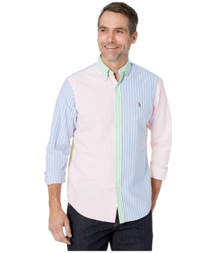 Imbracaminte barbati polo ralph lauren classic fit oxford shirt stripe fun shirt