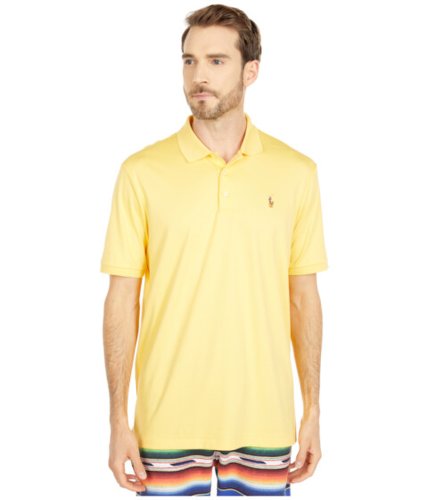 Imbracaminte barbati polo ralph lauren classic fit soft cotton polo shirt fall yellow