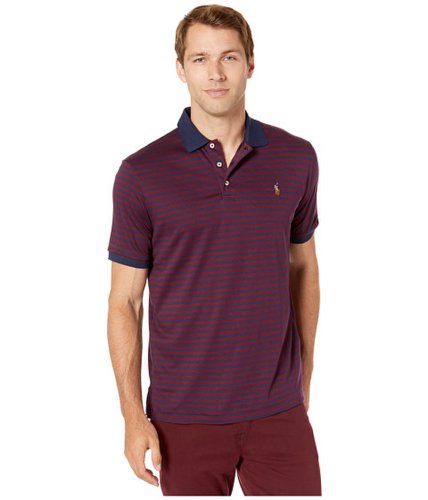 Imbracaminte barbati polo ralph lauren classic fit soft touch polo french navyclassic wine