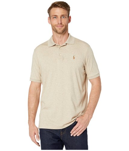 Imbracaminte barbati polo ralph lauren classic fit soft touch polo tuscan beige heather