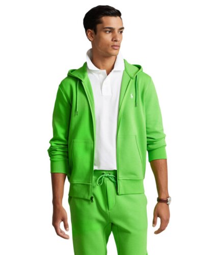 Imbracaminte barbati polo ralph lauren double knit full zip hoodie galaxy green