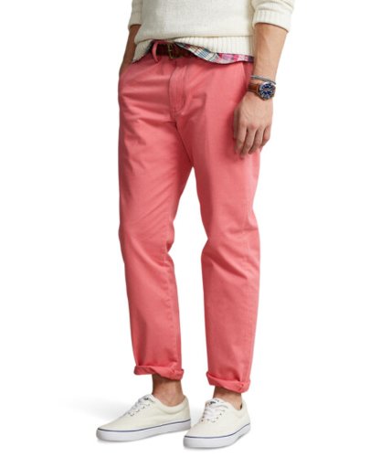 Imbracaminte barbati polo ralph lauren stretch straight fit chino pants red