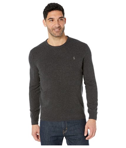 Imbracaminte barbati polo ralph lauren washable cashmere sweater dark granite heather