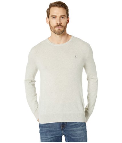 Imbracaminte barbati polo ralph lauren washable cashmere sweater light grey heather
