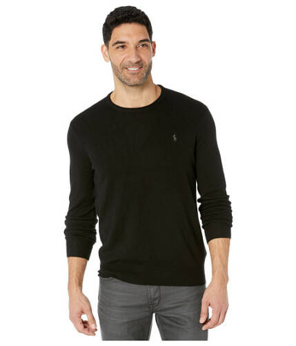 Imbracaminte barbati polo ralph lauren washable cashmere sweater polo black