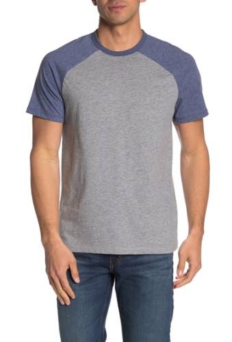 Imbracaminte barbati public opinion short sleeve baseball t-shirt grey heather