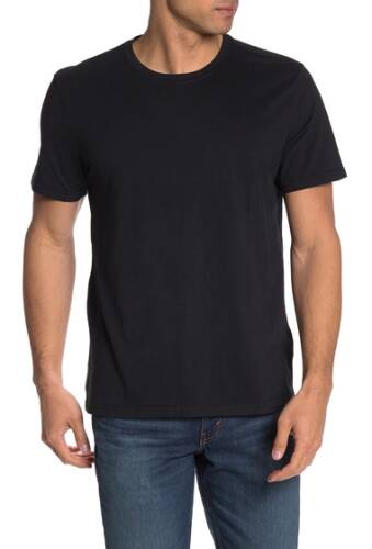 Imbracaminte barbati public opinion short sleeve solid crew neck t-shirt black rock
