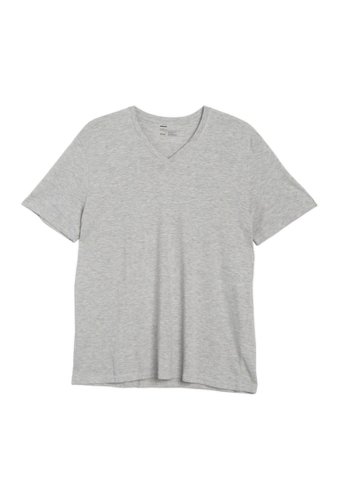Imbracaminte barbati public opinion solid crew neck t-shirt grey heather