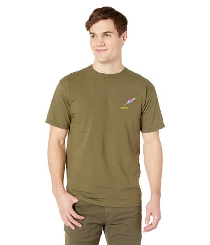 Imbracaminte barbati publish painted quill graphic tee olive