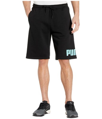 Imbracaminte barbati puma big fleece logo shorts 10quot puma black 2
