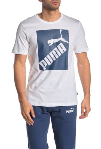 Imbracaminte barbati puma big logo t-shirt puma white
