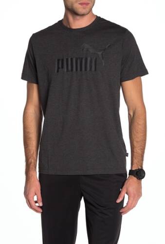 Imbracaminte barbati puma brand logo graphic t-shirt dark gray heather