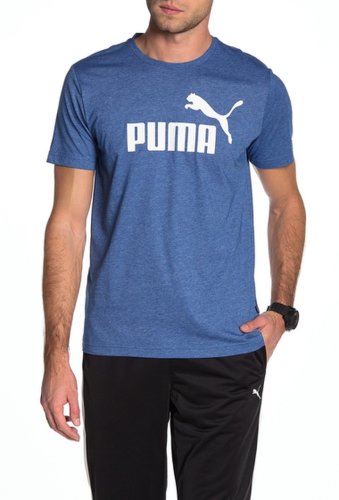 Imbracaminte barbati puma brand logo graphic t-shirt galaxy blue heather
