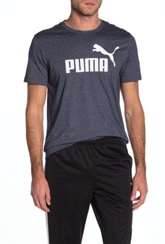 Imbracaminte barbati puma brand logo graphic t-shirt peacoat heather