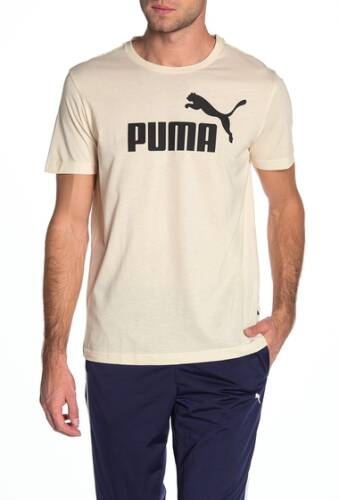 Imbracaminte barbati puma brand logo graphic t-shirt white smoke heather