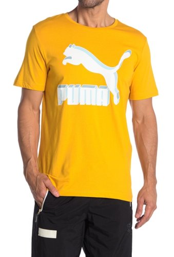 Imbracaminte barbati puma classics logo tee yellow