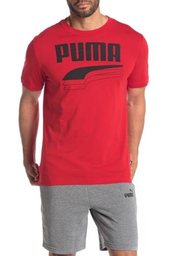Imbracaminte barbati puma rebel bold brand logo t-shirt high risk red