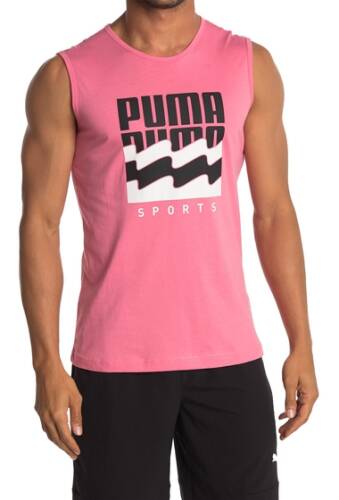 Imbracaminte barbati puma summer graphic tank top pink