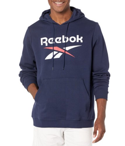 Imbracaminte barbati reebok identity big stacked logo hoodie vector navy