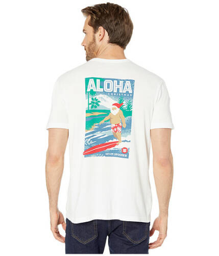Imbracaminte barbati reyn spooner aloha santa - short sleeve tee 2019 white