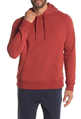 Imbracaminte barbati richer poorer drawstring pullover lounge hoodie red ochre