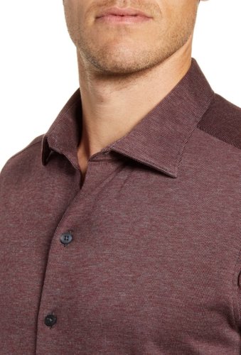 Imbracaminte barbati robert barakett kawartha regular fit knit button-up shirt bord