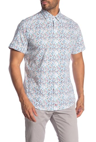 Imbracaminte barbati robert graham full circle patterned short sleeve classic fit shirt multi
