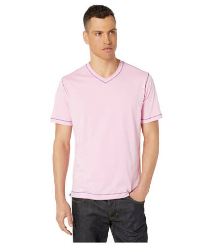 Imbracaminte barbati robert graham maxfield v-neck t-shirt light pink
