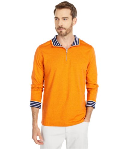 Imbracaminte barbati robert graham triple crown 14 zip sweater orange