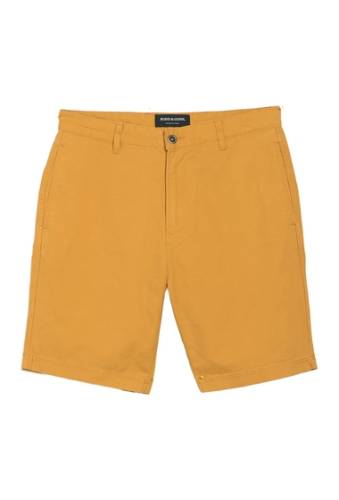 Imbracaminte barbati rodd and gunn glenburn solid slim fit shorts mustard