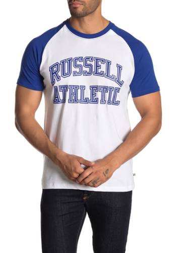 Imbracaminte barbati russell athletic contrast raglan t-shirt surf the web