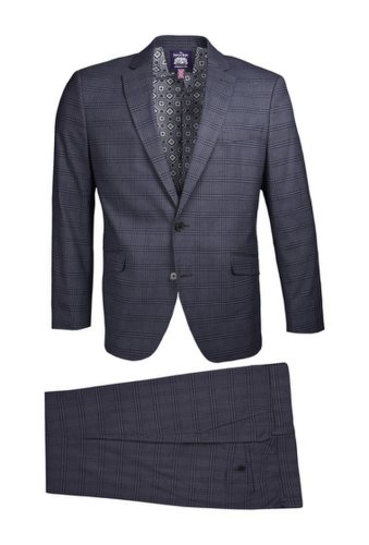 Imbracaminte barbati savile row co grey plaid notch lapel slim fit suit grey